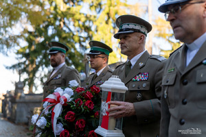 Delegacja Bieszczadzkiego Oddziału SG oddała hołd zmarłym