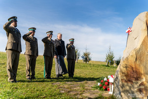 Delegacja Bieszczadzkiego Oddziału SG oddała hołd zmarłym
