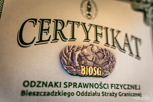 Uroczysta zbiórka w komendzie BIOSG