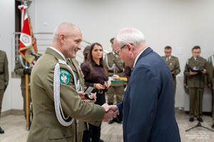 Uroczysta zbiórka w komendzie BIOSG