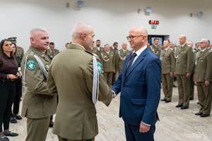 Uroczysta zbiórka w komendzie BIOSG