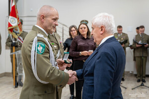 Uroczysta zbiórka w komendzie BIOSG