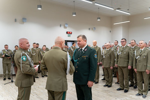 Uroczysta zbiórka w komendzie BIOSG