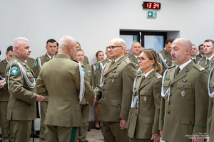 Uroczysta zbiórka w komendzie BIOSG