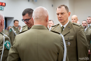 Uroczysta zbiórka w komendzie BIOSG