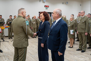 Uroczysta zbiórka w komendzie BIOSG