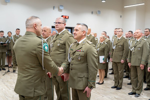 Uroczysta zbiórka w komendzie BIOSG