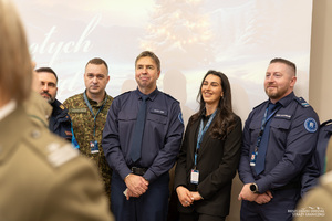 Świąteczne spotkanie w komendzie BiOSG