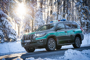 Samochód Straży Granicznej