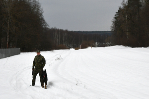 Funkcjonariusz z placówki SG w Lubaczowie