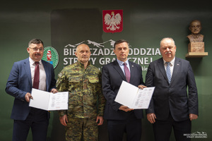 Podpisanie umowy na realizację projektu Transgraniczny Szlak Dawnych Placówek Straży Granicznej.