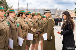 Uroczysty apel w BiOSG