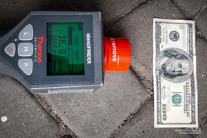 Wykryty podczas kontroli banknot