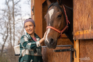 konie służbowe Korynt i Feniks na emeryturze konie służbowe Korynt i Feniks na emeryturze