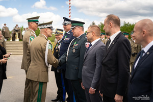 Uroczystość przy Stanicy Chreptiów