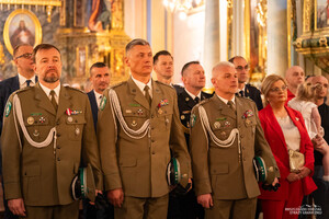 Nabożeństwo z okazji 35-lecia Bieszczadzkiego Oddziału SG