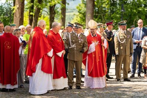 Nabożeństwo z okazji 35-lecia Bieszczadzkiego Oddziału SG