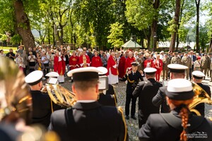 Nabożeństwo z okazji 35-lecia Bieszczadzkiego Oddziału SG
