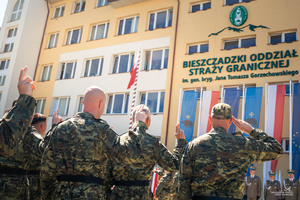 uroczysty apel w komendzie BiOSG uroczysty apel w komendzie BiOSG